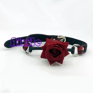 Mordaza con Tapón Nasal y Detalles de Rosa y Encaje para Juegos <span class=keywords><strong>Sexuales</strong></span> de Bondage y Restricción, Juguete Sexual BDSM Ajustable para Adultos - Product Image 5
