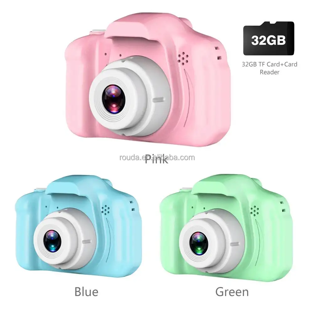 Vente chaude objectif unique X2 mini vidéo numérique enfants caméra pour enfants 1080P enfants caméra jouet cadeaux