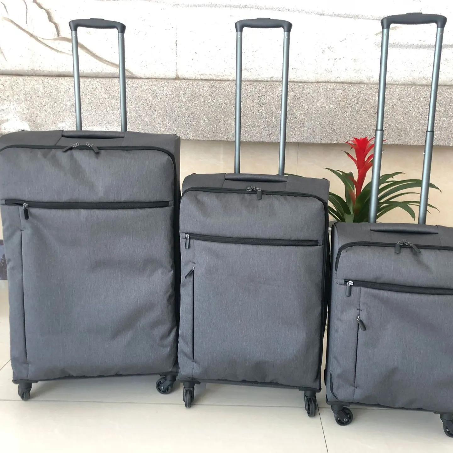 Ultraleve luz Oxford bagagem viagem mala EVA bagagem saco 360 volante trolley bagagem conjuntos mala de nylon