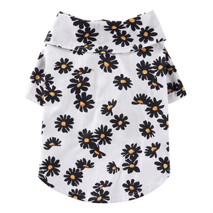 Hawaii Style Beach Print Dog T-Shirt Spring Summer Small to Medium Sized Pets Pet <strong>Clothes</strong> - Product Image 2