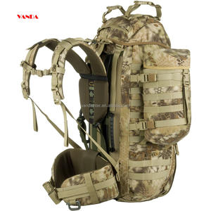 <span class=keywords><strong>Sac</strong></span> <span class=keywords><strong>à</strong></span> <span class=keywords><strong>dos</strong></span> tactique en nylon kaki durable de grande capacité 50L/75L/100L pour la chasse/le camping/la randonnée Vanda Best Outdoor Use - Product Image 4