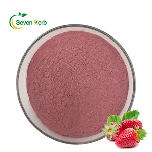 批发散装100% 天然速溶草莓果粉草莓汁粉