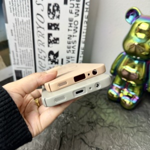 Da cảm ứng cảm giác đơn giản Slim <span class=keywords><strong>PC</strong></span> trường hợp điện thoại cho Samsung Galaxy A06 A16 A15 A54 A56 A55 A35 A25 không dây sạc từ bì<span class=keywords><strong>a</strong></span> - Product Image 3