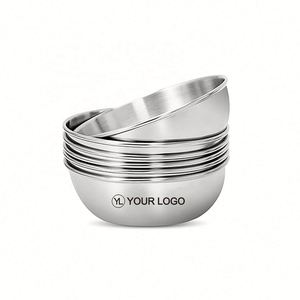 Custom Logo Eco-Friendly Stainless Steel <b>Sauce</b> Dishes & Ramekin Bowls-Reusable Stackable Party Appetizer Bowls - Product Image 1
