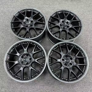 ล้อแม็กซ์อะลูมิเนียมฟอร์จสีดำสไตล์ BBS แบบกำหนดเองจากโรงงาน - 5X112 5X120 ขนาด 18-23 นิ้ว สำหรับ <span class=keywords><strong>Li</strong></span> Auto NIO Audi Mercedes-Benz - Product Image 5