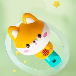 ของเล่นนกหวีดพลาสติกลายการ์ตูนสัตว์น่ารักแบบขายส่ง พร้อมสายคล้องคอป้องกันการสูญหายสำหรับเด็กเล่น - Product Image 5