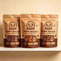 Sachet Doypack Premium Personnalisé en Papier Kraft avec Fermeture Zip pour Aliments pour Animaux de Compagnie (Chats et Chiens) – Emballage et Rangement