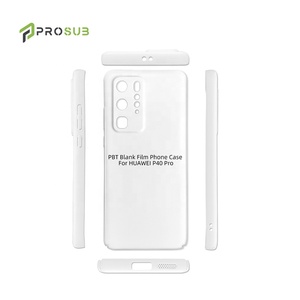 Coques de téléphone vierges en PBT 3D pour sublimation Prosub avec protection de l'appareil photo, <span class=keywords><strong>coque</strong></span> de téléphone portable pour <span class=keywords><strong>Huawei</strong></span> P40 <span class=keywords><strong>Pro</strong></span> - Product Image 3