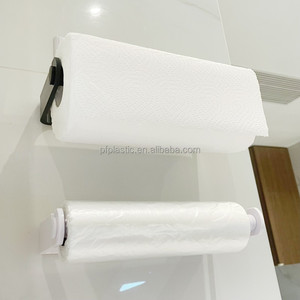 Self-Adhesive Paper Towel <strong>Holder</strong>, <strong>Wall</strong> <strong>Mounted</strong> <strong>Kitchen</strong> Paper <strong>Holder</strong>, <strong>Kitchen</strong> <strong>Roll</strong> <strong>Holder</strong> Plastic <strong>Kitchen</strong> Paper <strong>Roll</strong> <strong>Holder</strong> - Product Image 2