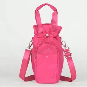 1L Soporte <span class=keywords><strong>de</strong></span> botella <span class=keywords><strong>de</strong></span> agua <span class=keywords><strong>de</strong></span> neopreno con correa para el hombro Portador <span class=keywords><strong>de</strong></span> botella <span class=keywords><strong>de</strong></span> agua Sling Bolsas deportivas - Product Image 1