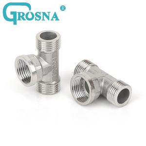GROSNA 2022 אבזרי צנרת 304 נירוסטה טי חוט פנימי שווה טי - Product Image 2