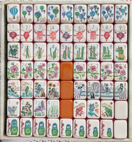 Jeu de Mahjong américain en acrylique à 7 couches, design Walk with Me, tuiles de Mahjong personnalisées de luxe sculptées, 160 tuiles