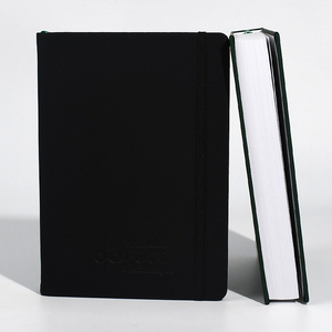 Tùy chỉnh Nhật ký A5 bìa cứng lót Tạp Chí máy tính xách tay với dây đeo đàn hồi biểu tượng tùy chỉnh PU máy tính xách tay da - Product Image 2