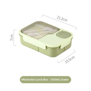Food Grade Lunch Box <b>Microwave</b> Heating <b>Simple</b> Plastic Fruit Preservation Box Resistant to High Temperature - Product Image 4