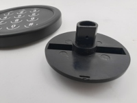 Serrure électronique noire mate SY-110 avec clavier numérique et solénoïde pour coffre-fort, armoire, tiroir et meuble