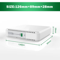 Produit phare : Alimentation sans interruption (ASI) CC 21W de haute qualité avec PoE pour caméra IP de vidéosurveillance, point d'accès Wi-Fi, CPE, modem, routeur, contrôle d'accès, TPV