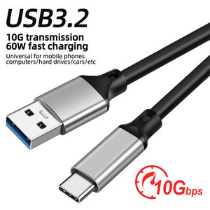 <span class=keywords><strong>Cable</strong></span> de Carga Rápida USB 3.2 Tipo-<span class=keywords><strong>C</strong></span> de Alta Velocidad para Datos (10 Gbps) y Transmisión de Disco Duro (3A 60W) para <span class=keywords><strong>C</strong></span>ámara, iOS, Computadora y Teléfono Móvil - Product Image 2