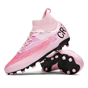 <span class=keywords><strong>Tacos</strong></span> de Fútbol Profesionales con <span class=keywords><strong>Tacos</strong></span> Largos, Más Vendidos, Parte Superior de Malla de Cuero Espacial, Suela de TPU, Transpirables y Duraderos - Product Image 3