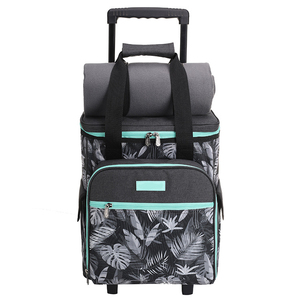 2021 New Tableware Picnic Bag Set Outdoor Portable Thermal Insulation Cold Storage Quad Camping Picnic <strong>Trolley</strong> Bag - Product Image 6