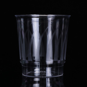 Vaso Publicitario Personalizado He Teng al por Mayor, Material PET, Transparente, Plástico Duro, Tapa Esmerilada, Desechable, para Bodas y Fiestas - Product Image 1