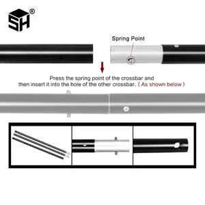Système de support de fond vert chromakey en métal pour kit de studio <span class=keywords><strong>photo</strong></span> et vidéo - Product Image 3