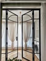 Fenêtre de cuisine fixe en aluminium à double vitrage pare-balles résistant aux impacts de cyclone Topbright, personnalisée et thermiquement isolée