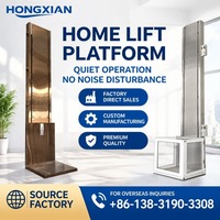 Plateforme élévatrice hydraulique de 3 à 8 m, petit ascenseur simple pour grenier domestique, machine de levage à deux étages pour intérieur et extérieur