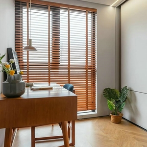 Anyhoo, persianas ligeras de madera para jardín de estilo romano, <span class=keywords><strong>acabado</strong></span> Natural para una elegancia integrada al aire libre - Product Image 4