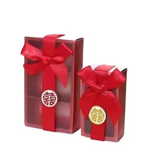 Venta al por mayor de <span class=keywords><strong>Chocolate</strong></span> regalo de bodas Caja de embalaje de dulces Paquete de galletas dulces <span class=keywords><strong>Ferrero</strong></span> caja de papel de té café desechable con lazo - Product Image 3