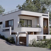 Maison préfabriquée au Moyen-Orient Kit de construction de maison simple et solide à construction rapide