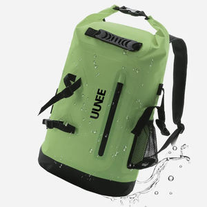 กระเป๋าเป้กันน้ำแบบม้วนปิดปากกระเป๋า สำหรับเล่นเซิร์ฟ ขี่มอเตอร์ไซค์ ว่ายน้ำ พายเรือคายัค พายเรือ แคมป์ปิ้ง ทำจากวัสดุ TPU PVC - Product Image 6