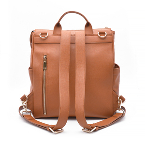 Nieuwe Aankomst Kwaliteit Veganistische Lederen Luiertas Rugzak Mode Ontwerpers Luiertas Voor Baby - Product Image 6