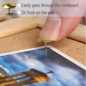 Foska văn phòng sử dụng kim loại vàng thumbtack pins văn phòng phẩm pins cho văn phòng và trường học với bảng trắng sử dụng - Product Image 3
