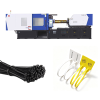 Máquina de Inyección de Plástico Híbrida Eléctrica Hidráulica de Dos Colores con Respuesta Rápida de 50ms para la Fabricación de Bridas de Plástico
