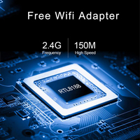 RTL8188GU Tarjeta de red inalámbrica externa Realtek 2,4 GHz USB2.0 para uso en computadoras portátiles y de escritorio