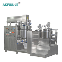 Mezclador Emulsionante al Vacío con Control PLC a Precio de Fábrica para la Fabricación de Cremas Cosméticas