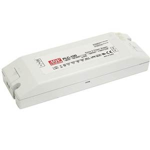 Controlador LED Mean Well PLC-100 de 100W, 12V 8.33A, Convertidor de CA a CC de un Solo Canal, Fuente de Alimentación de Voltaje y Corriente Constantes - Product Image 1