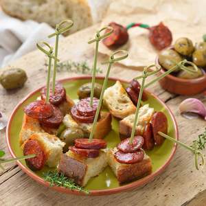 Brochettes et cure-dents en bambou jetables écologiques pour la cuisine et les barbecues - Product Image 3