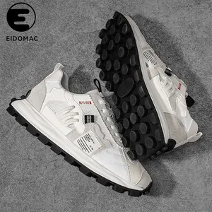 Rubber Massage Soles are Running Sneakers Jogging Outdoor Casual Walking Shoes Men Breathable Decorative Forrest Gump Shoes