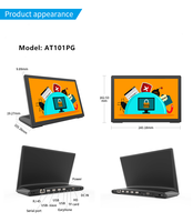 Sin Cámara RK3568 Android 11 OS 10,1 pulgadas en forma de L Android Tablet PC Señalización digital
