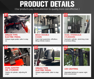 1 טון <span class=keywords><strong>1.5</strong></span> מלגזה חשמלי טון עם סוללת ליתיום cpcd12 cpcd15 משק מלגזה משאית - Product Image 5