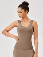 Salon porter nu sentiment Yoga gilet sport Fitness haut pour les femmes Gym Yoga sport gilet Chalecos De Mujer entraînement Singlet