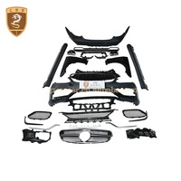 Kit carrosserie E63 pour Mercedes Benz W212 Classe E 2014-2016, style AMG, pare-chocs avant, calandre principale, garde-boue, pare-chocs arrière
