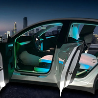 Éclairage d'ambiance LED pour portières, contrôlé par application intelligente, pour Tesla Model 3 Highland et Model Y Juniper