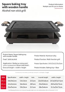 Barbecue commercial moderne en alliage <span class=keywords><strong>d</strong></span>'aluminium et métal avec fonction four, plateau antiadhésif, utilisation intérieure/extérieure - Product Image 3