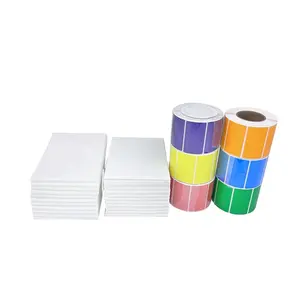 Direct Blank 1500 labels 57 x 40 Custom Stickers Roll Factory Produce Thermal Label Paper 4x6
