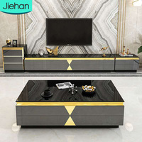 Table basse et meuble TV en verre trempé, style moderne et luxueux, prix de gros, pour salon