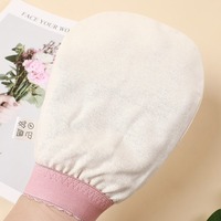 Sarung Tangan Mandi Eksfoliasi Bentuk Bunga dari Sutra Mentah Mulberry Spa Body Cocoon NHD Custom 100% Murni
