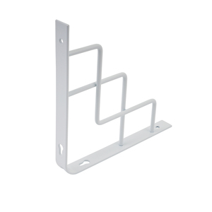 Support d'étagère en L robuste - Supports d'étagère flottants en métal fer pour étagères ouvertes DIY, quincaillerie de meubles - Product Image 3