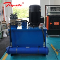 Bloc collecteur complet d'échangeur de chaleur tubulaire refroidi par eau pour ligne de production MDF et station d'alimentation hydraulique